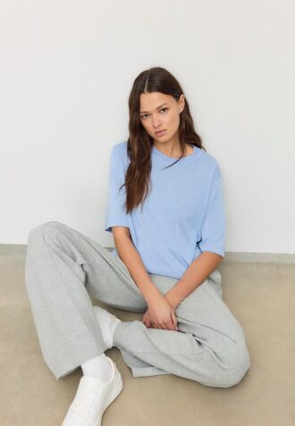 Απαλή υφή Oversize Πουλόβερ με Γυρισμένο Γιακά