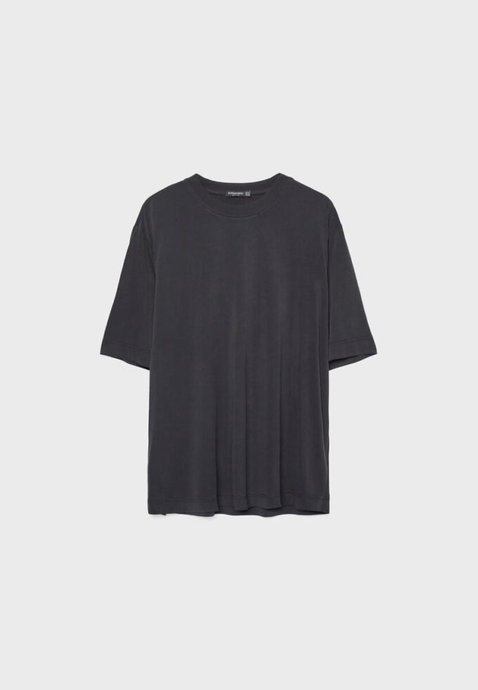 Απαλή υφή Oversize Πουλόβερ με Γυρισμένο Γιακά Απαλή υφή Oversize Πουλόβερ με Γυρισμένο Γιακά