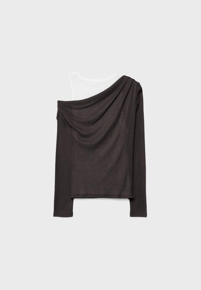 Ασύμμετρο διπλό T-shirt