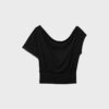 Ασύμμετρο T-shirt με καρφιά