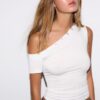 Ασύμμετρο T-shirt με κουμπιά Ασύμμετρο T-shirt με κουμπιά