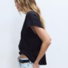 B06 Βασικό T-shirt με πεσμένους ώμους B06 Βασικό T-shirt με πεσμένους ώμους