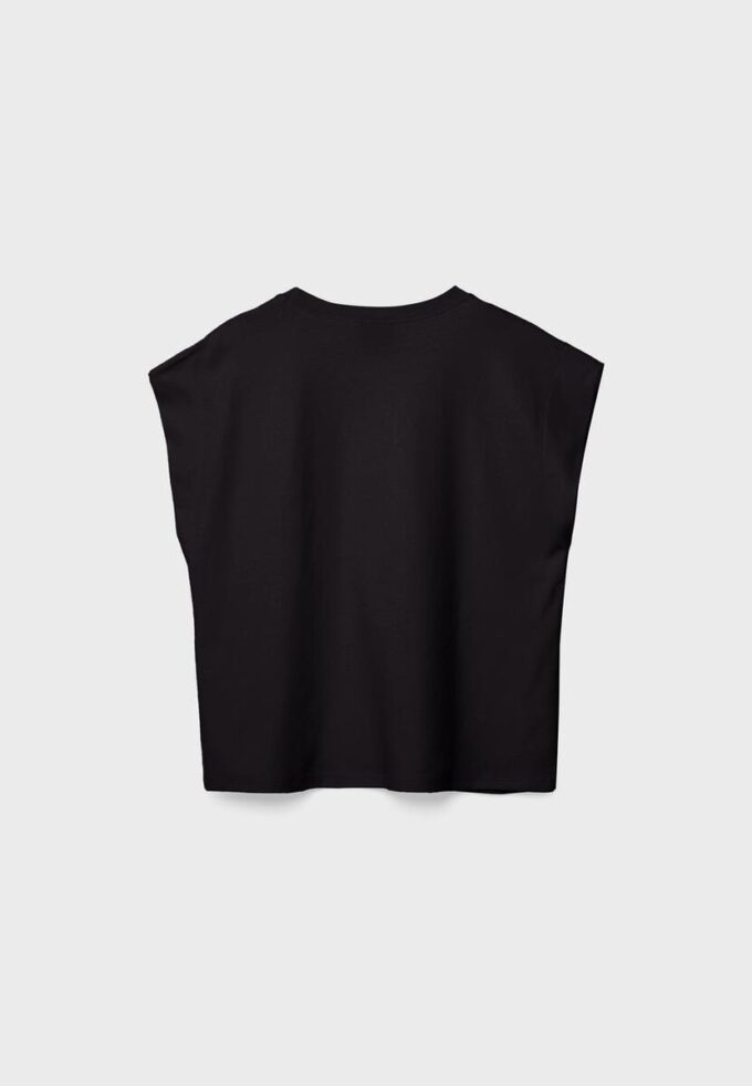 B06 Βασικό T-shirt με πεσμένους ώμους B06 Βασικό T-shirt με πεσμένους ώμους