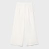 Culotte με πιέτες από μείγμα λινού Culotte με πιέτες από μείγμα λινού