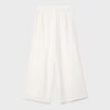 Culotte με πιέτες από μείγμα λινού Culotte με πιέτες από μείγμα λινού
