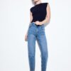 D10 Τζιν Mom Jeans με στενή εφαρμογή D10 Τζιν Mom Jeans με στενή εφαρμογή