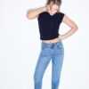 D10 Τζιν Mom Jeans με στενή εφαρμογή D10 Τζιν Mom Jeans με στενή εφαρμογή