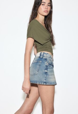 D62 Skort από τζιν