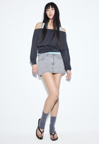 D62 Skort από τζιν