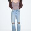 D92 Straight Wide Leg Jeans