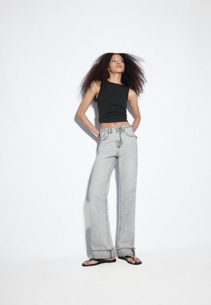 D92 Straight Wide Leg Jeans