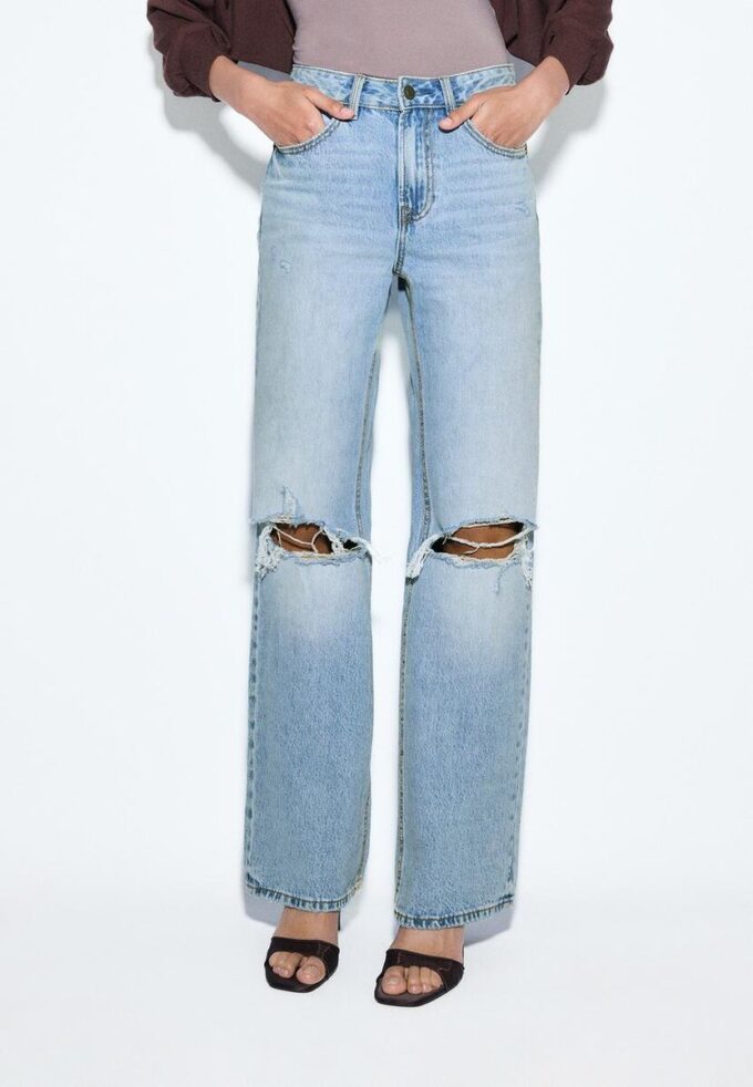 D92 Straight Wide Leg Jeans