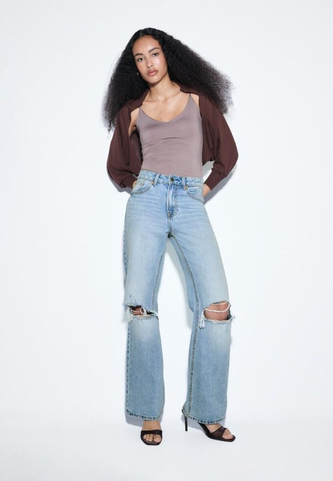 D92 Straight Wide Leg Jeans