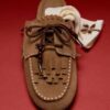 Δερμάτινα Loafers χωρίς πίσω μέρος με διακοσμητικά στοιχεία