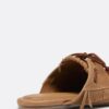 Δερμάτινα Loafers χωρίς πίσω μέρος με διακοσμητικά στοιχεία