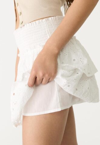 Φαρδιά Skort με κεντήματα