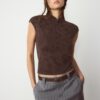 Φλοκωμένο T-shirt σε στυλ Qipao Φλοκωμένο T-shirt σε στυλ Qipao