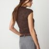 Φλοκωμένο T-shirt σε στυλ Qipao Φλοκωμένο T-shirt σε στυλ Qipao