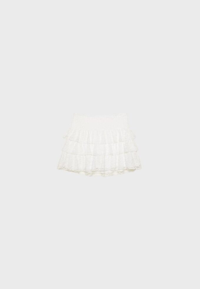 Φούστα-Skort από δαντέλα Φούστα-Skort από δαντέλα