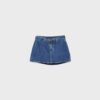 Φούστα-Skort από τζιν με ζώνη Φούστα-Skort από τζιν με ζώνη