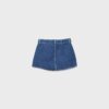 Φούστα-Skort από τζιν με ζώνη Φούστα-Skort από τζιν με ζώνη