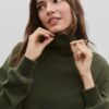 Φούτερ με απαλή υφή με πλαϊνό φερμουάρ