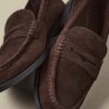 Καφέ δερμάτινα loafers