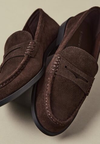 Καφέ δερμάτινα loafers