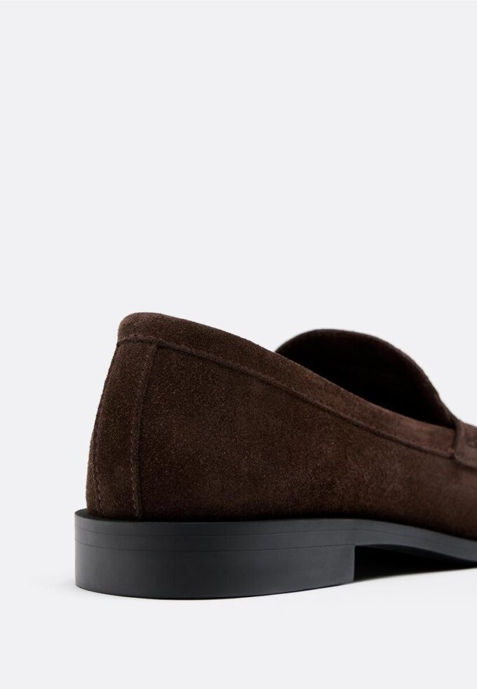 Καφέ δερμάτινα loafers
