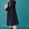 Μακρύ παλτό Oversize με απαλή υφή Μακρύ παλτό Oversize με απαλή υφή
