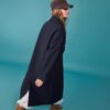 Μακρύ παλτό Oversize με απαλή υφή Μακρύ παλτό Oversize με απαλή υφή