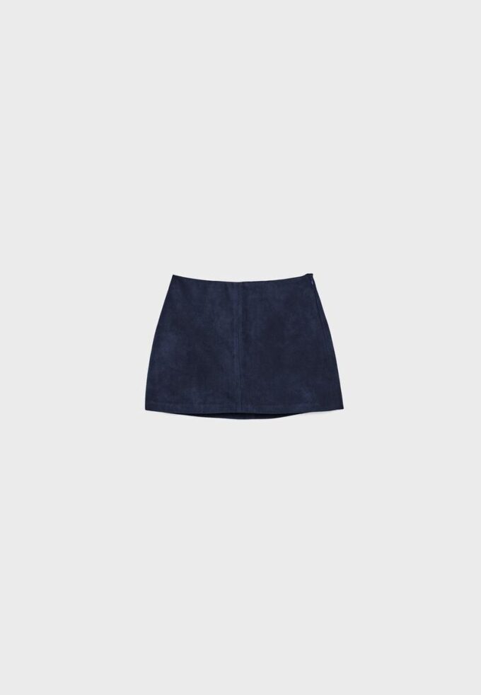 Μίνι Skort από συνθετικό σουέτ Μίνι Skort από συνθετικό σουέτ