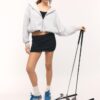 Μίνι Skort με δαντελένια τελειώματα Μίνι Skort με δαντελένια τελειώματα