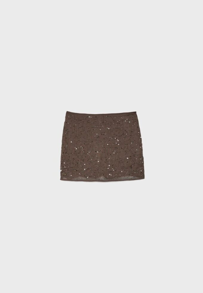 Μίνι Skort με κεντήματα
