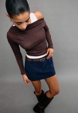 Μίνι Skort με ζώνη Μίνι Skort με ζώνη