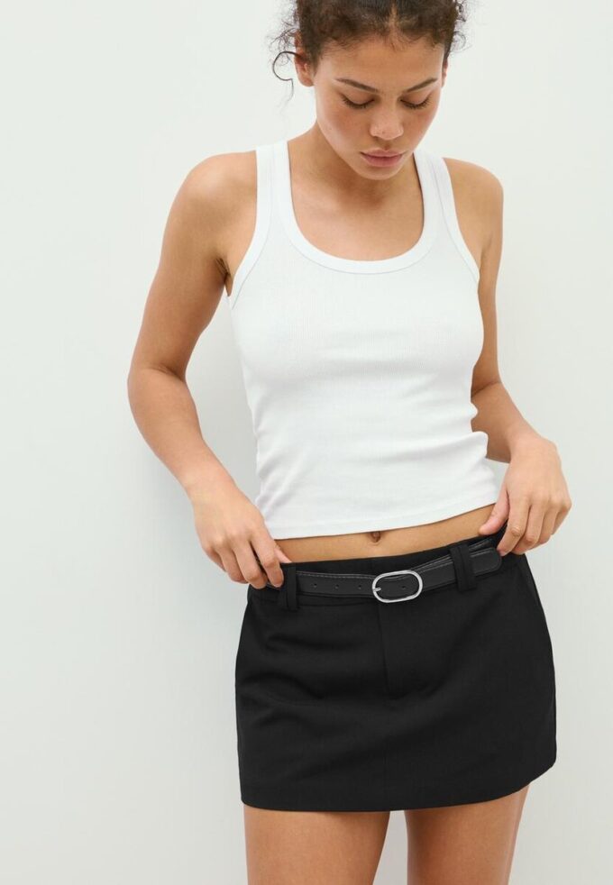 Μίνι Skort με ζώνη Μίνι Skort με ζώνη