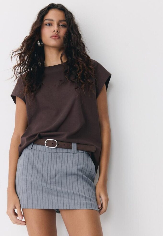 Μίνι Skort με ζώνη Μίνι Skort με ζώνη