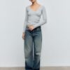 Μπλούζα από δαντέλα Seamless Μπλούζα από δαντέλα Seamless