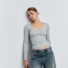 Μπλούζα από δαντέλα Seamless Μπλούζα από δαντέλα Seamless