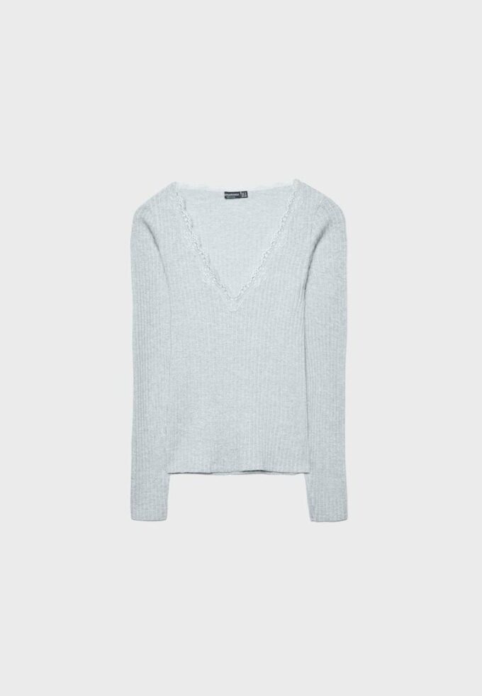 Μπλούζα από δαντέλα Seamless Μπλούζα από δαντέλα Seamless