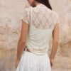 Μπλούζα κοντομάνικη σε στυλ Qipao Μπλούζα κοντομάνικη σε στυλ Qipao