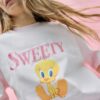 Μπλούζα Sweety με κοντό μανίκι και στρογγυλό λαιμό Μπλούζα Sweety με κοντό μανίκι και στρογγυλό λαιμό