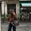 Μπουφάν bomber από συνθετικό σουέτ