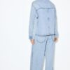 Μπουφάν τζιν με τσέπες και στρας Μπουφάν τζιν με τσέπες και στρας