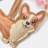 Μπρελόκ με μενταγιόν σκύλου Corgi