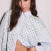 Oversize πουκάμισο με καρφιά