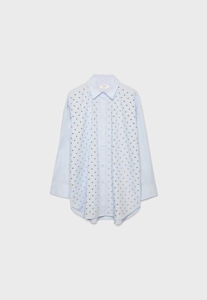 Oversize πουκάμισο με καρφιά