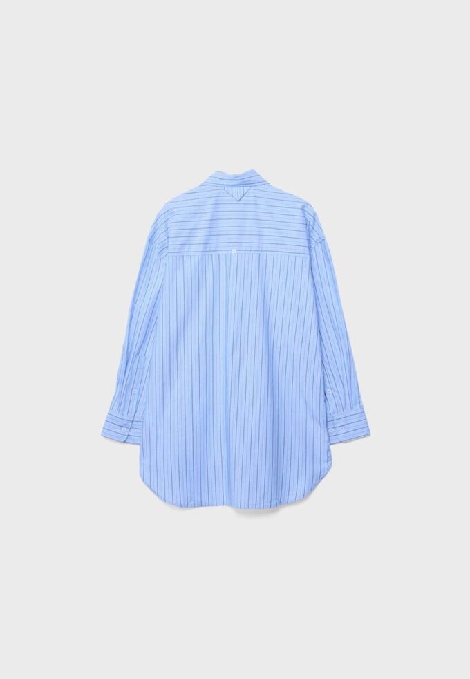 Oversize ριγέ πουκάμισο