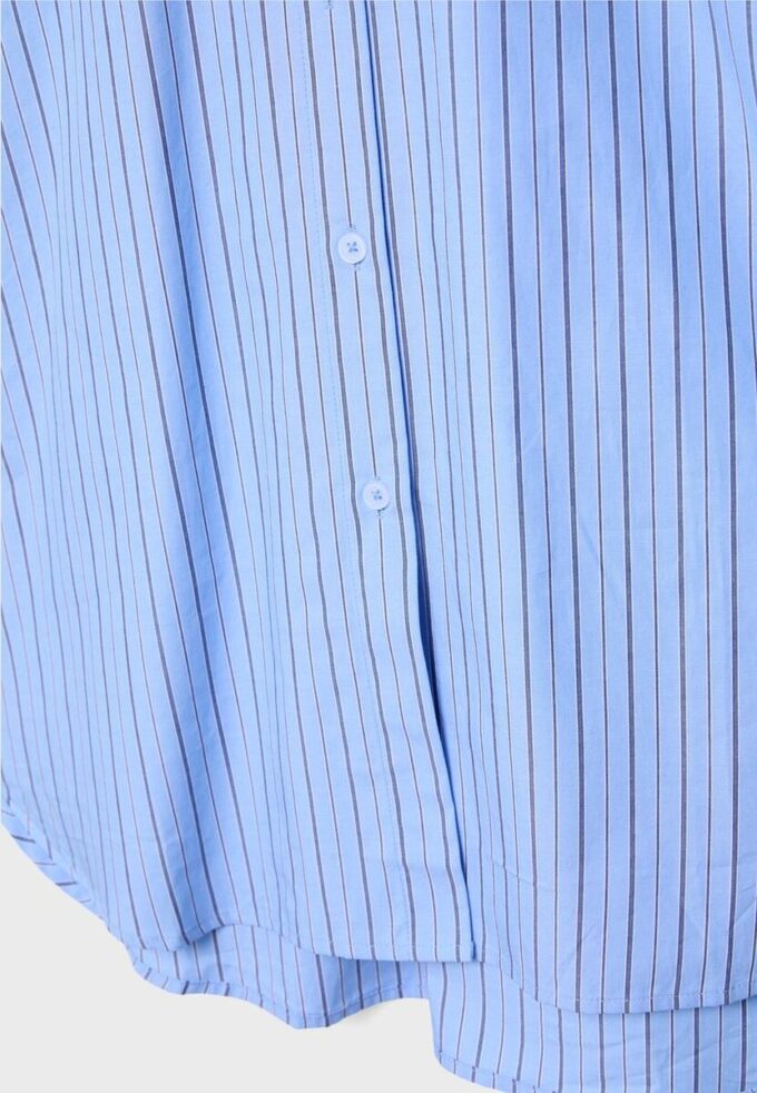 Oversize ριγέ πουκάμισο