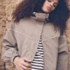 Oversize ριγέ T-shirt με μακριά μανίκια Oversize ριγέ T-shirt με μακριά μανίκια